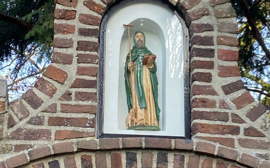 62 St.Antoniusabt muurnis, Kerkpad, Venray
